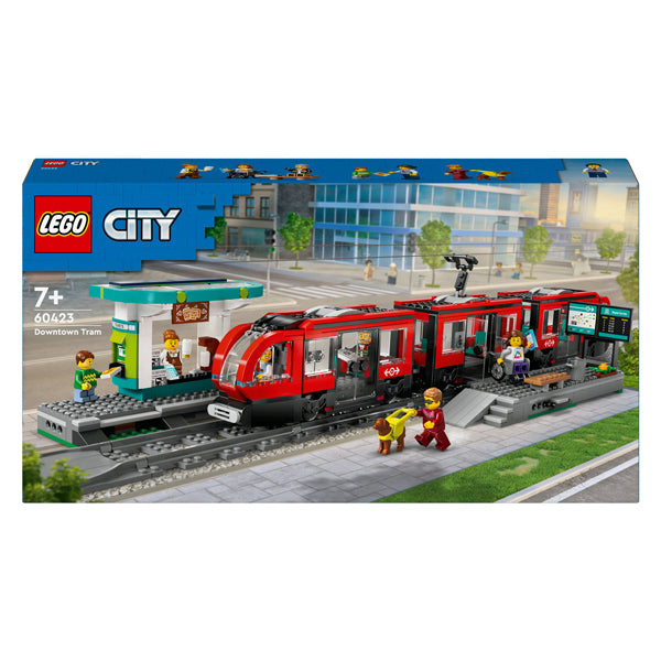 Lego city stadstram en station - 60423
