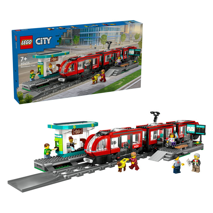 Lego City 60423 Stadstram og Station