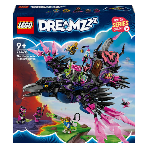 LEGO Dreamzzz 71478 El estante de medianoche de la bruja baja