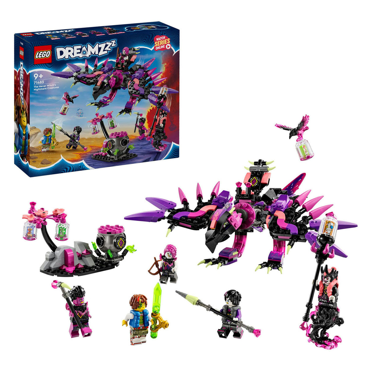 Lego Dreamzzz 71483 les cauchemars de la sorcière inférieure