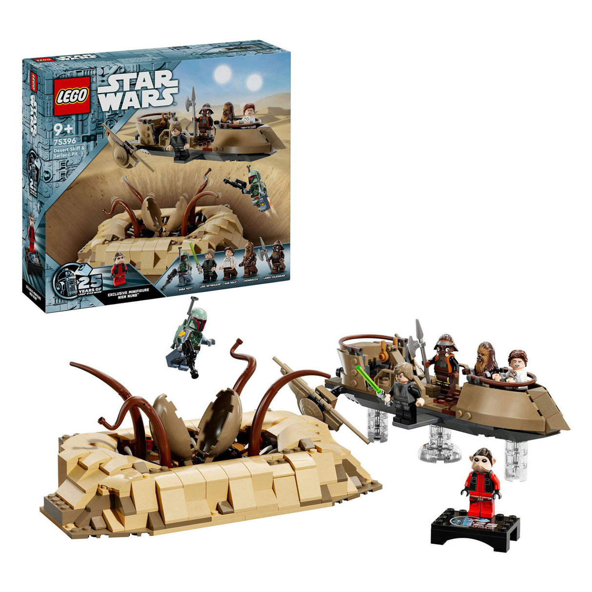 LEGO Star Wars 75396 Desert Skiff y Sarlacc-Kuil