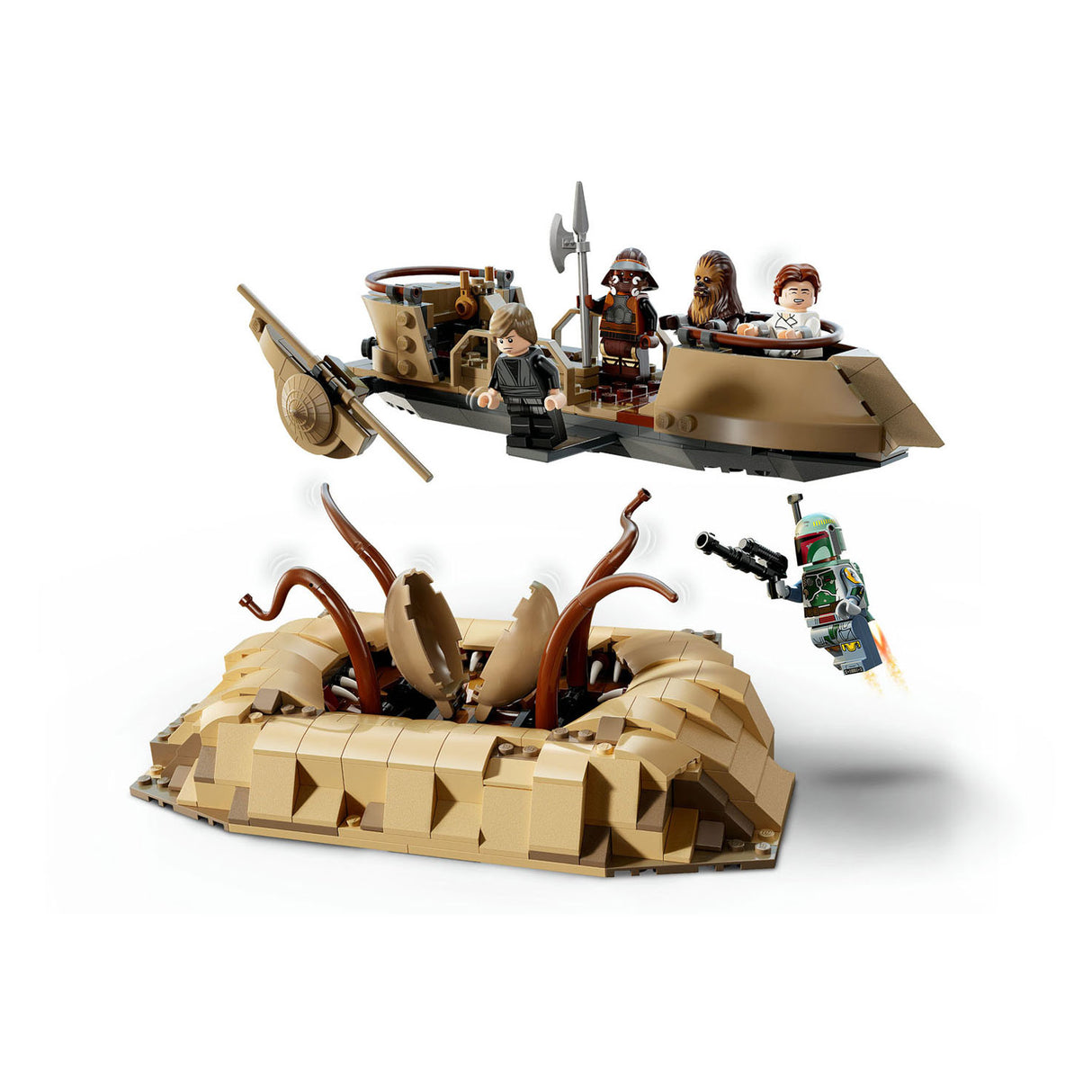 Lego Star Wars 75396 Desert Skiff in Sarlacc-kuil