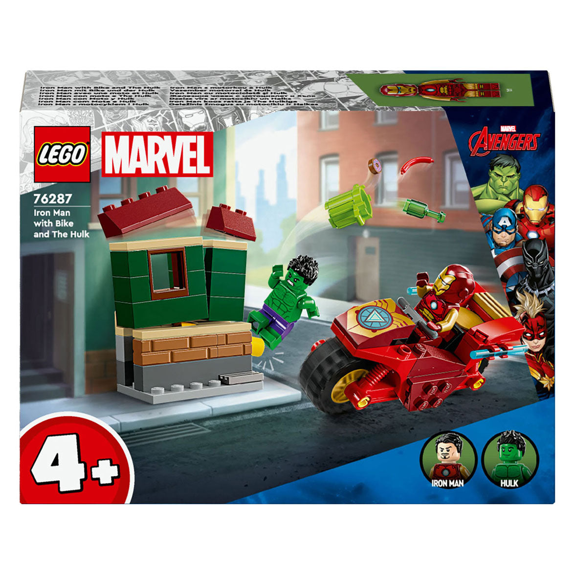 Lego Super Heroes 76287 Iron Man med sykkel