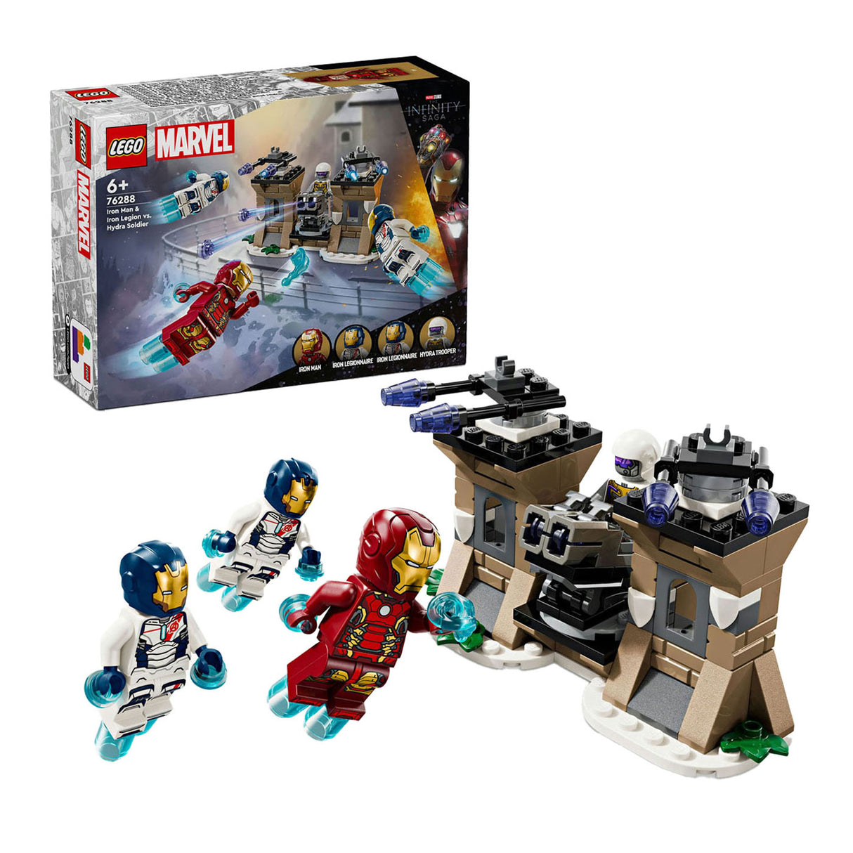 Lego Super Heroes 76288 Iron Man Iron Legion Vs. hydra soldat