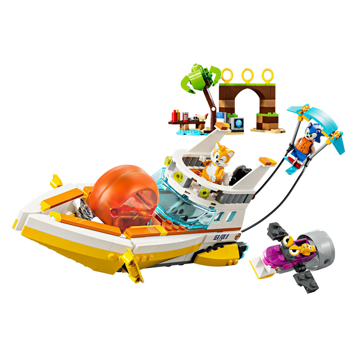 Lego Sonic 76997 Tails' Adventure boat