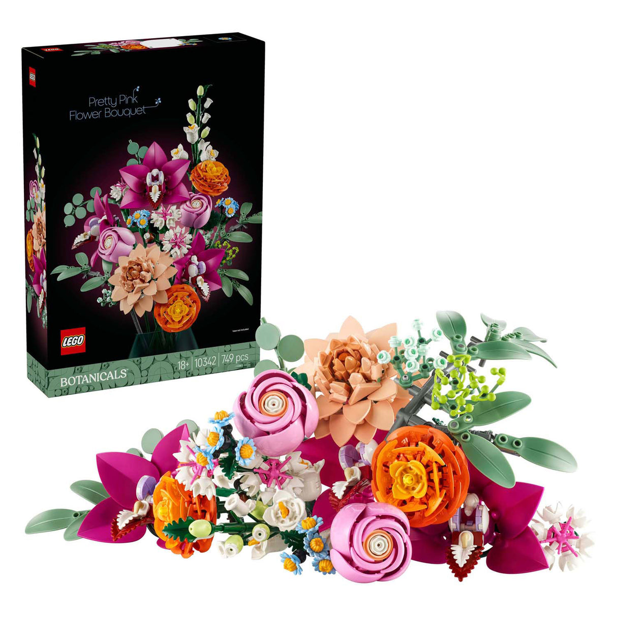 LEGO BOTANICALS 10342 Bouquet rosa