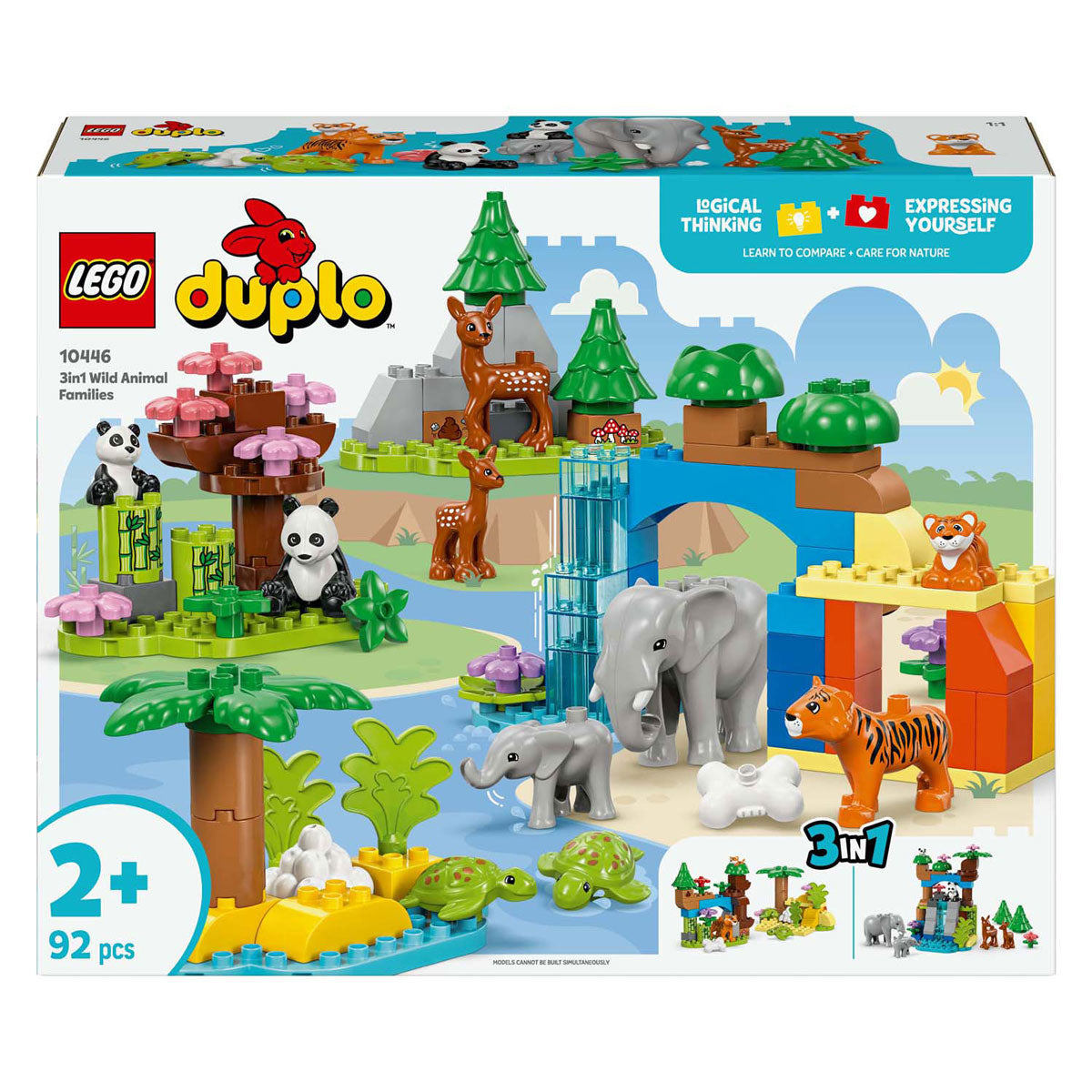 Lego Deplo Town 10446 3 w 1 rodziny Wild Dieren