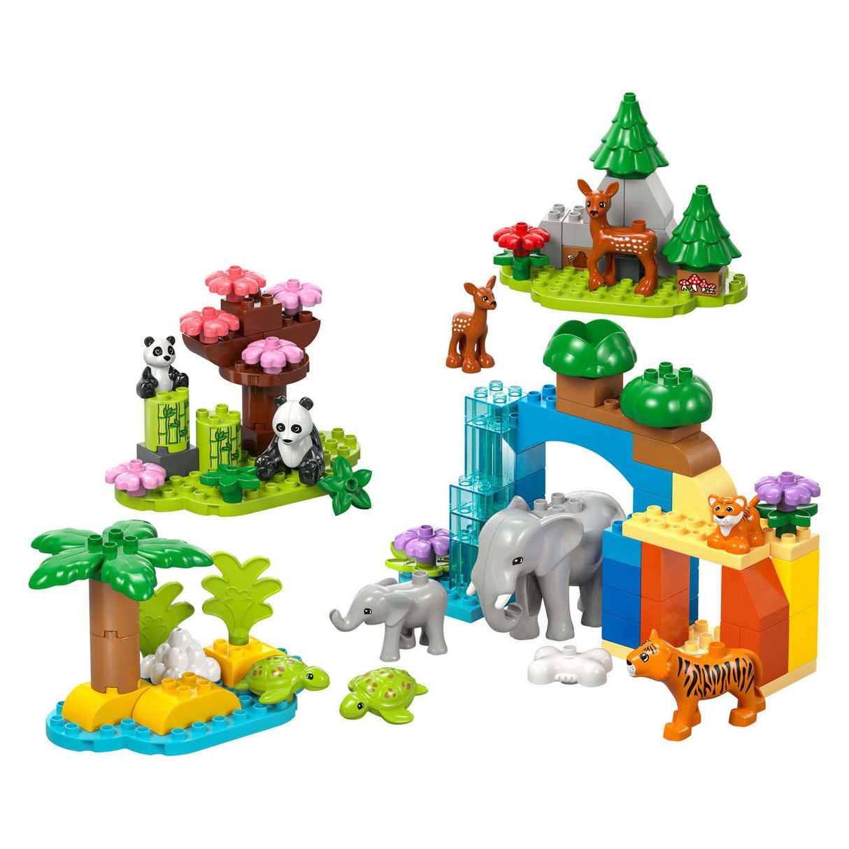 Lego Duplo Town 10446 3-i-1 familier af Wild Dieren