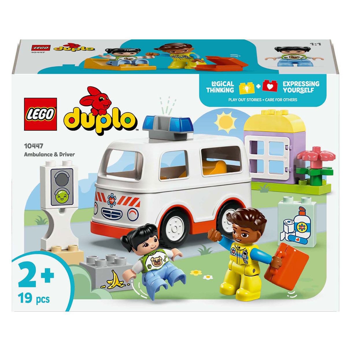 Lego Duplo Town 10447 ambulans med förare