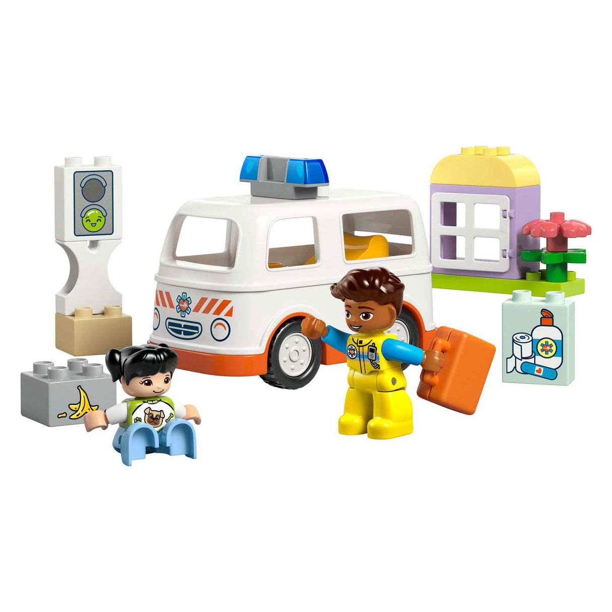 Lego Duplo Town 10447 ambulans med förare