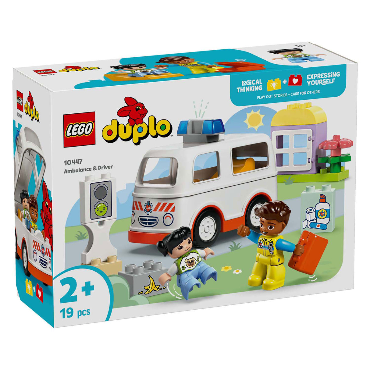 Lego Duplo Town 10447 Ambulance med driver