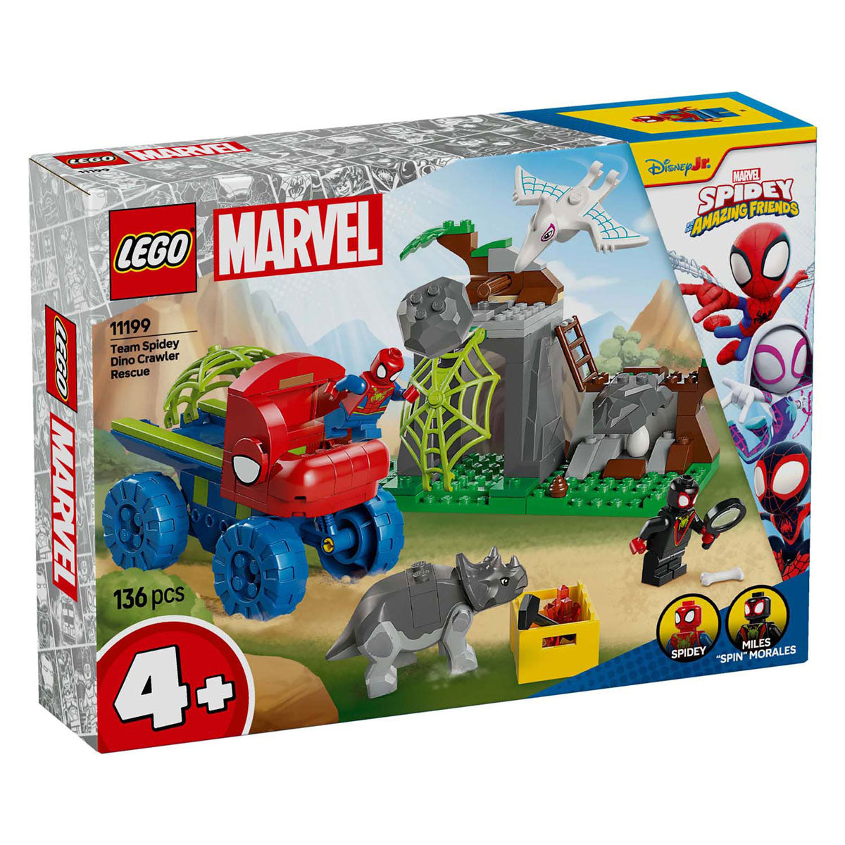 Lego Spidey 11199 Team Spidey Rescue Mission mit Dinotruck