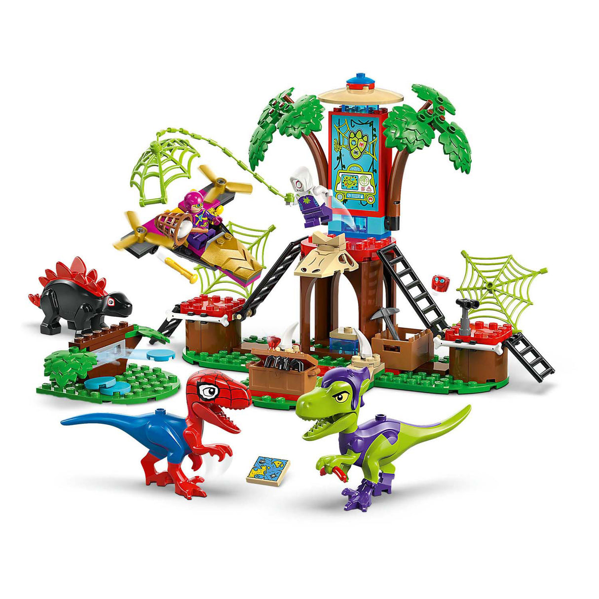 Lego Spidey 11200 Spidey och Gobbies Raptor Trunk at the Tree Hut