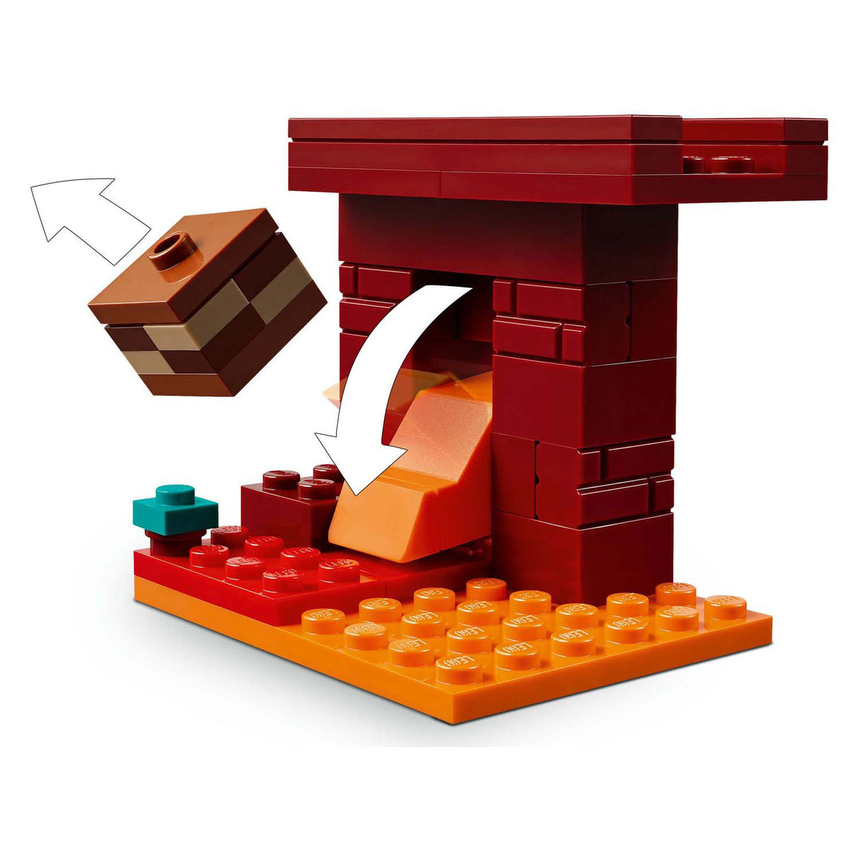 LEGO MINECRAFT 21266 LAVA RIDING I NINER