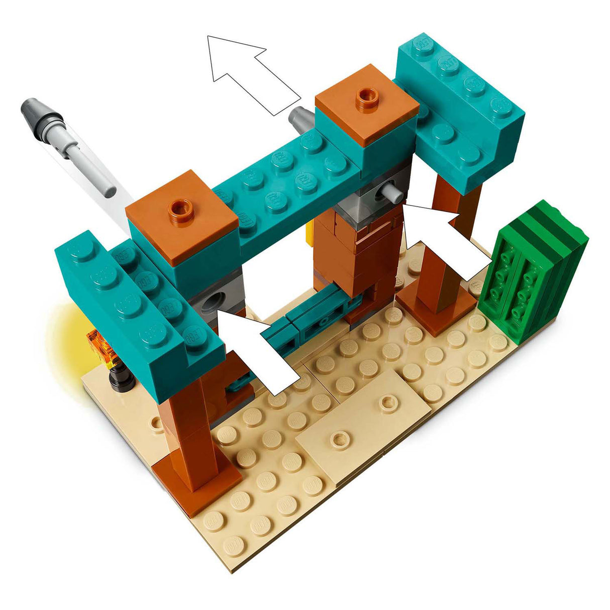 LEGO MINECRAFT 21267 Illagerne i ørkenen