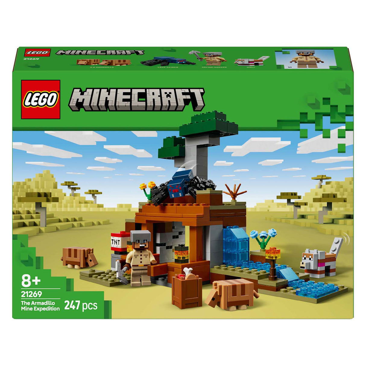 Lego Minecraft 21269 Gli animali da surf nella miniera