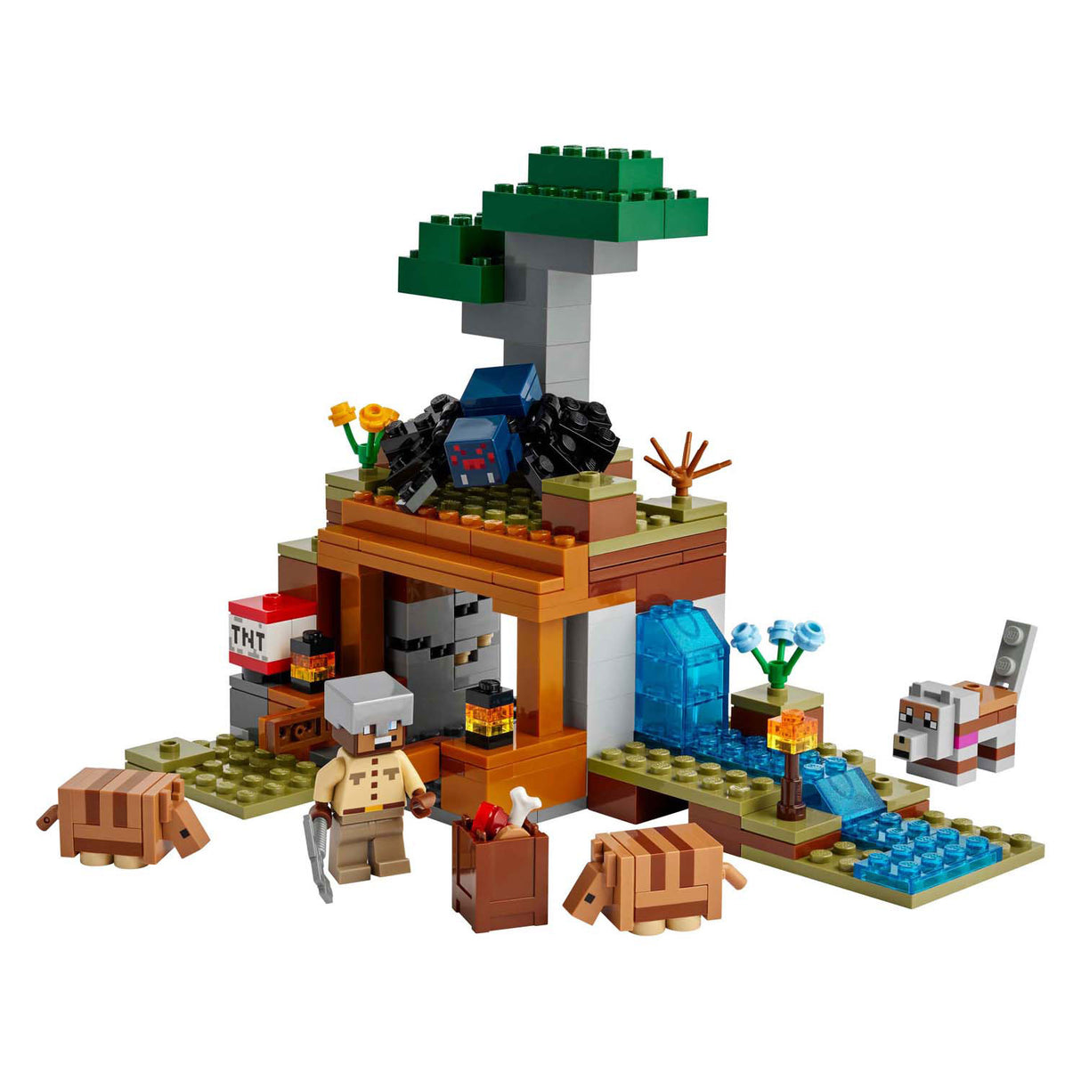 LEGO Minecraft 21269 Die Surf -Tiere in der Mine