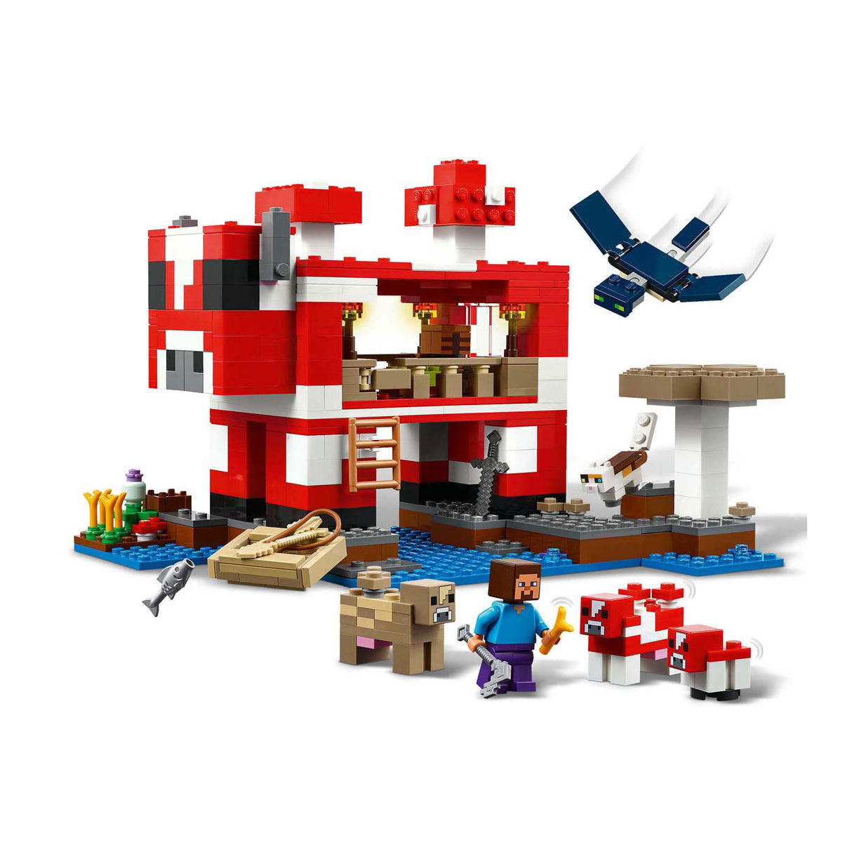 LEGO Minecraft 21270 Het Mooshroom House