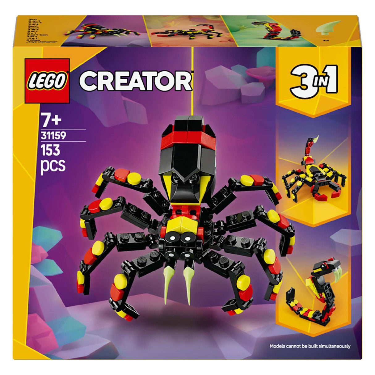 Créateur LEGO 31159 Animaux sauvages: araignée excitante