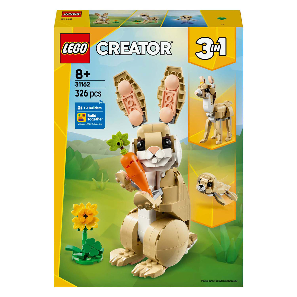 Lego -Schöpfer 31162 Lief Kaninchen