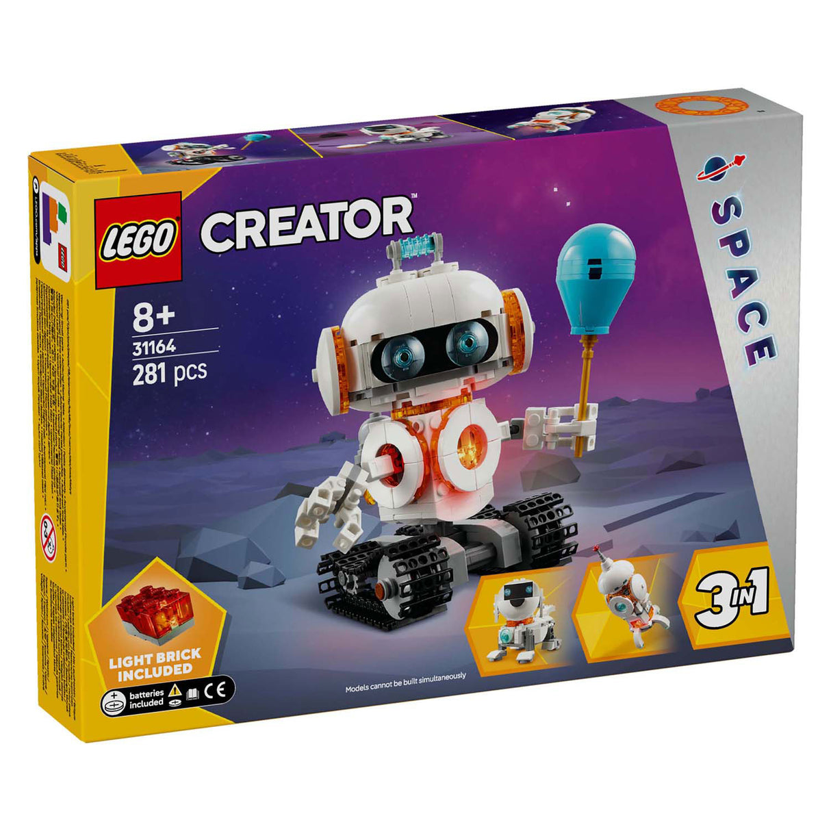 Lego -skaber 31164 Spacebot