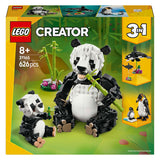 Lego Creator 31165 wëll Déieren: Panda Famill