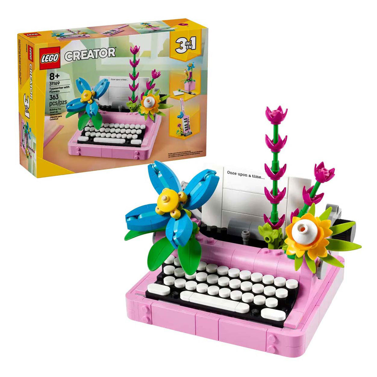 Lego Creator 31169 Typemachine with flowers