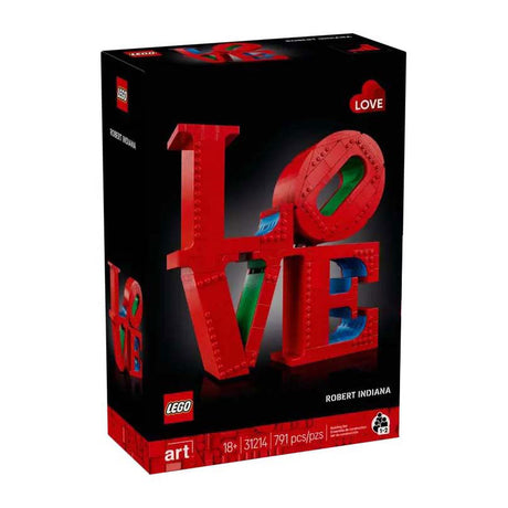 Lego art love woonaccessoire decoratie bouwpakket voor volwassenen, valentijnscadeau - 31214