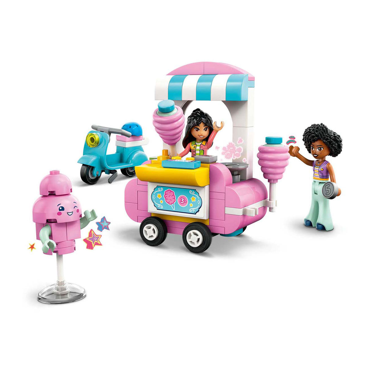 Coton de coton LEGO Friends avec scooter - 42643