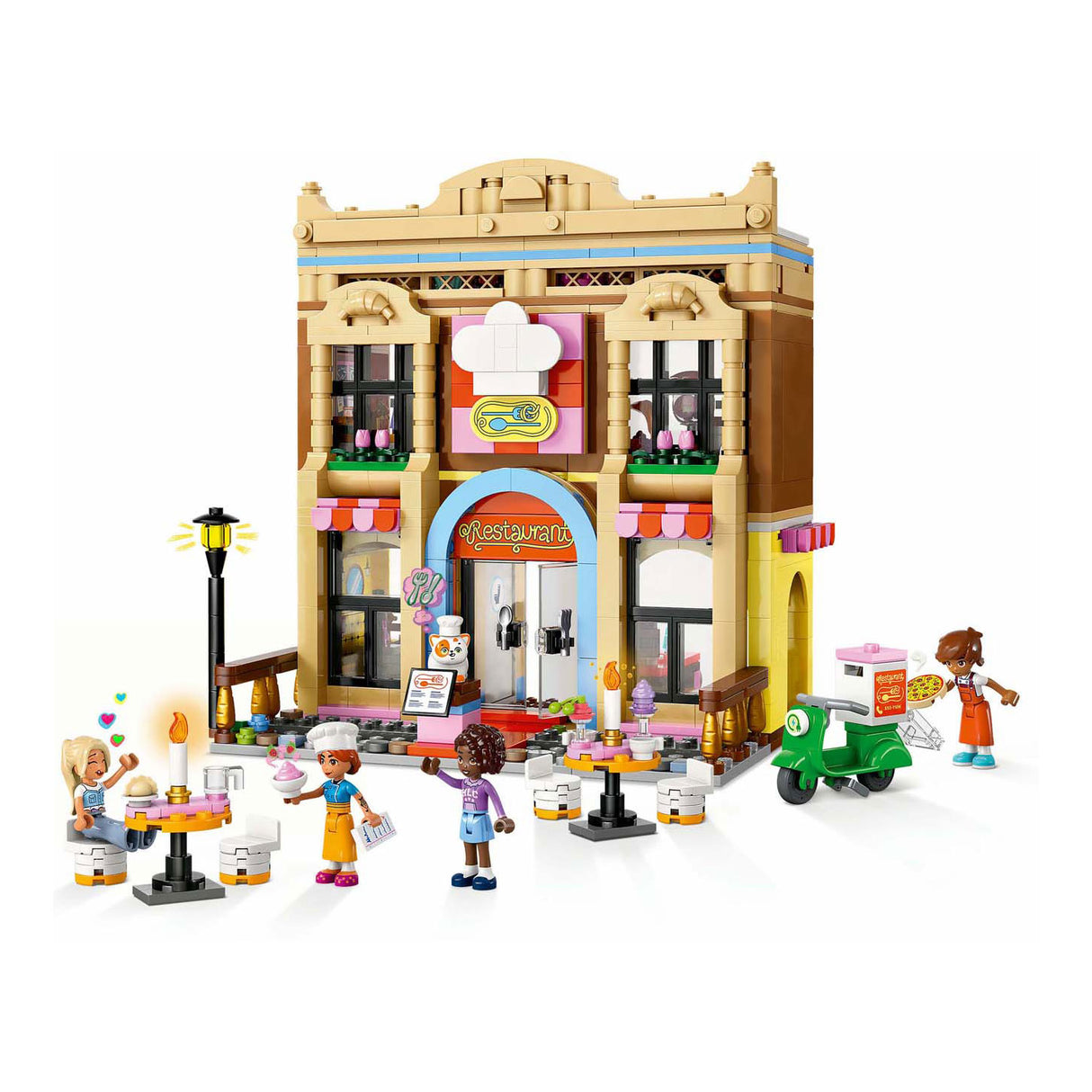 Lego friends 42655 restaurant en kookschool