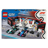 Lego City 60444 F1 Garage med Mercedes-AMG och alpina bilar