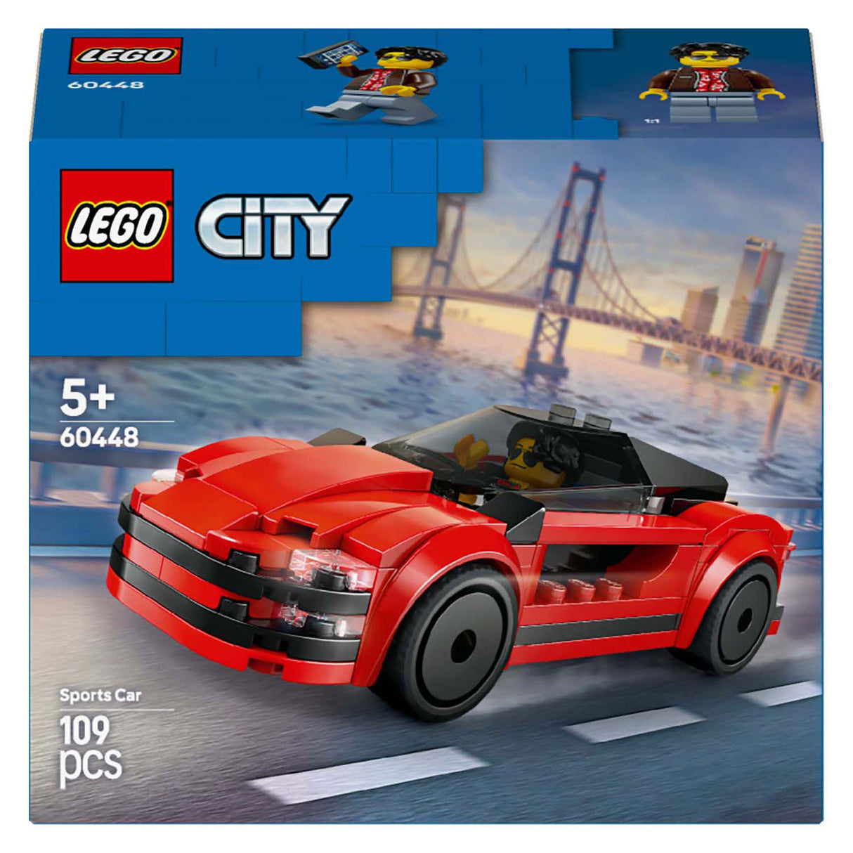 Lego City 60448 Red Sportwagen