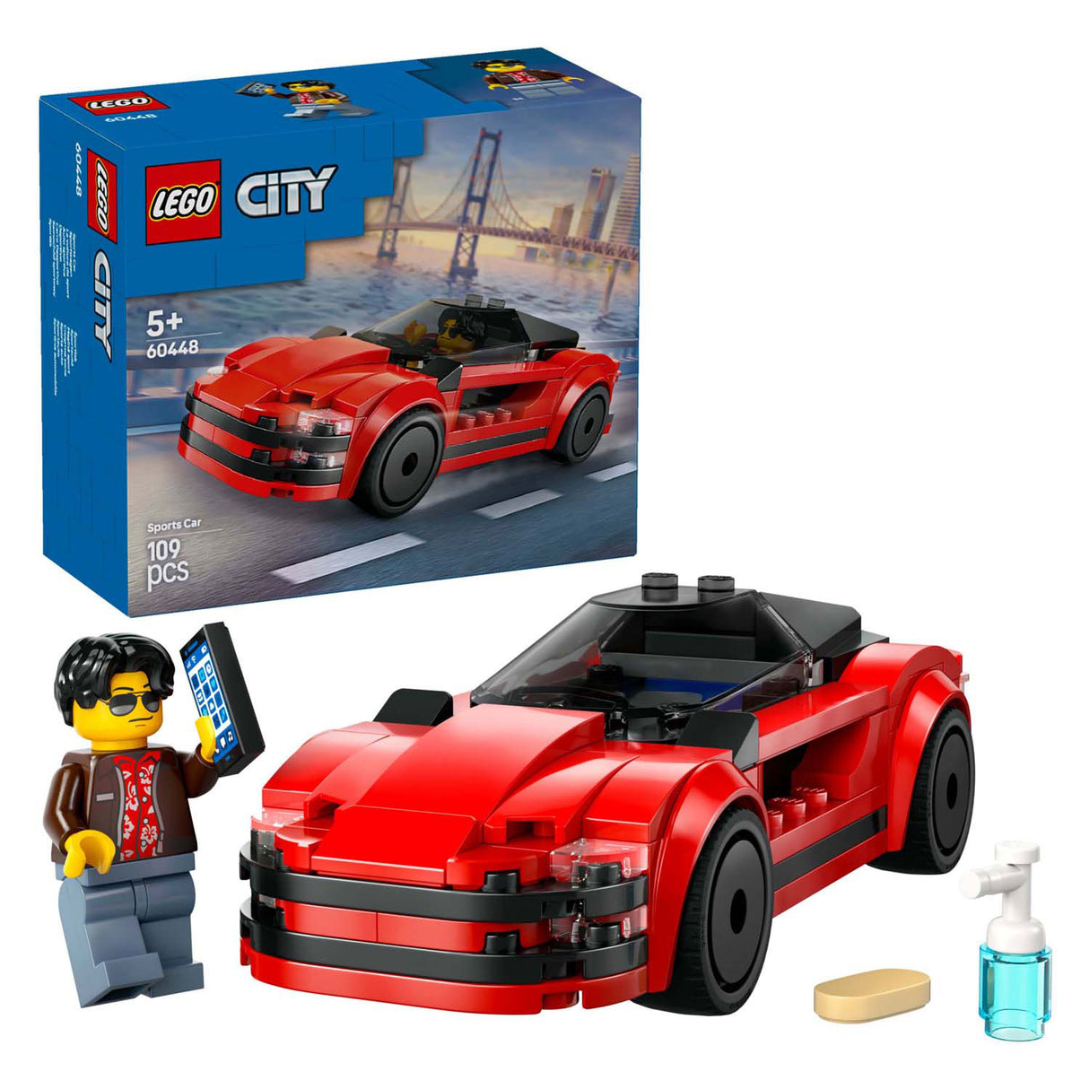 LEGO City 60448 Red sports car