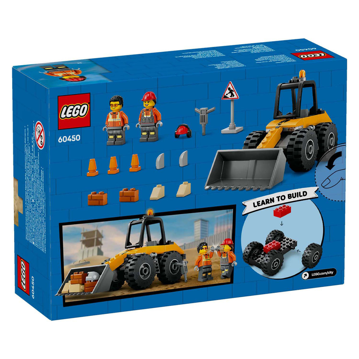 Lego city 60450 gele wiellader