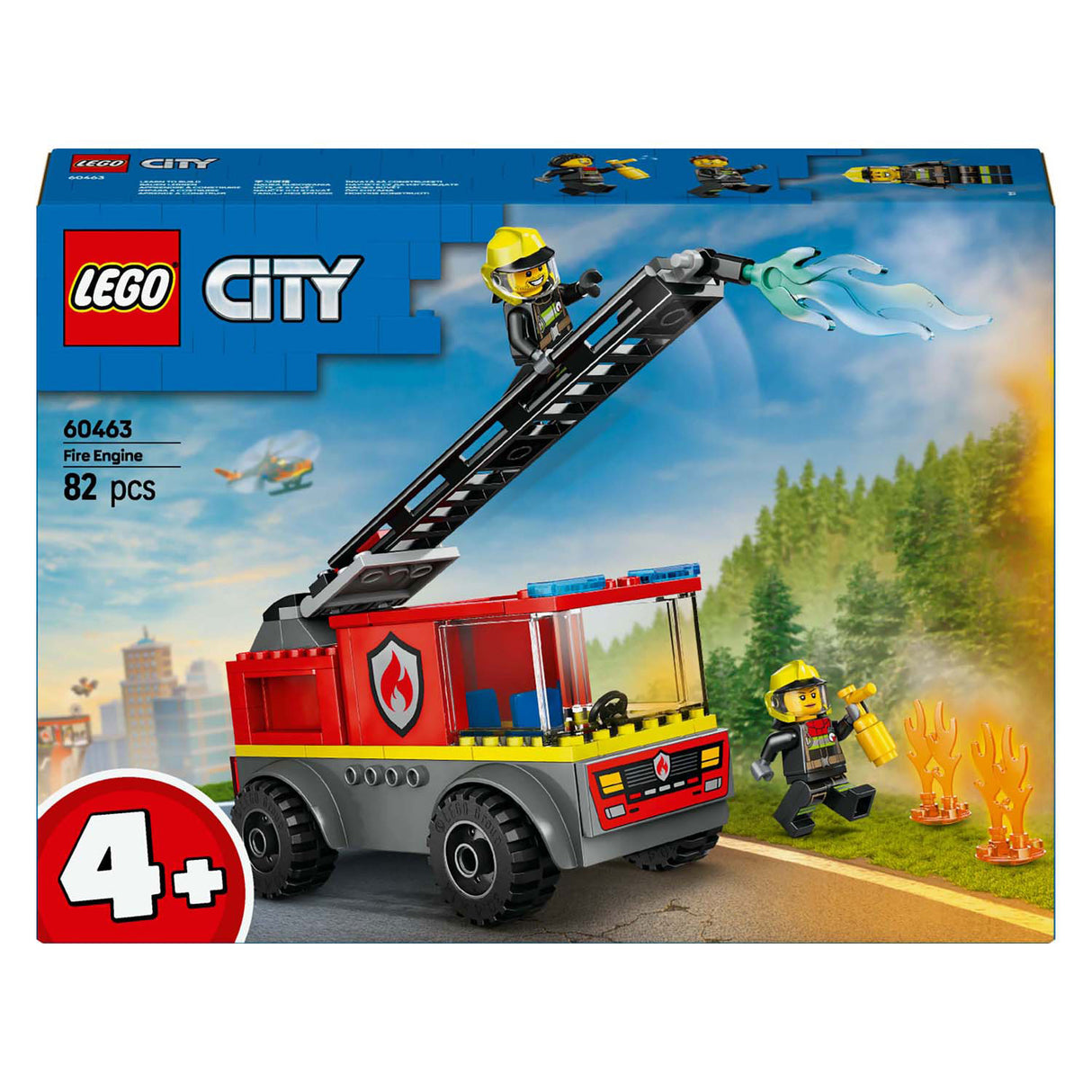 LEGO City Fire Brigade Ladder Car s postavami - 60463