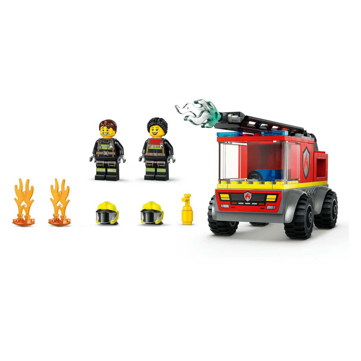 Lego City Fire Brigade Leiterwagen mit Figuren - 60463