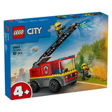 Voiture d'échelle des pompiers de LEGO City avec des figures - 60463