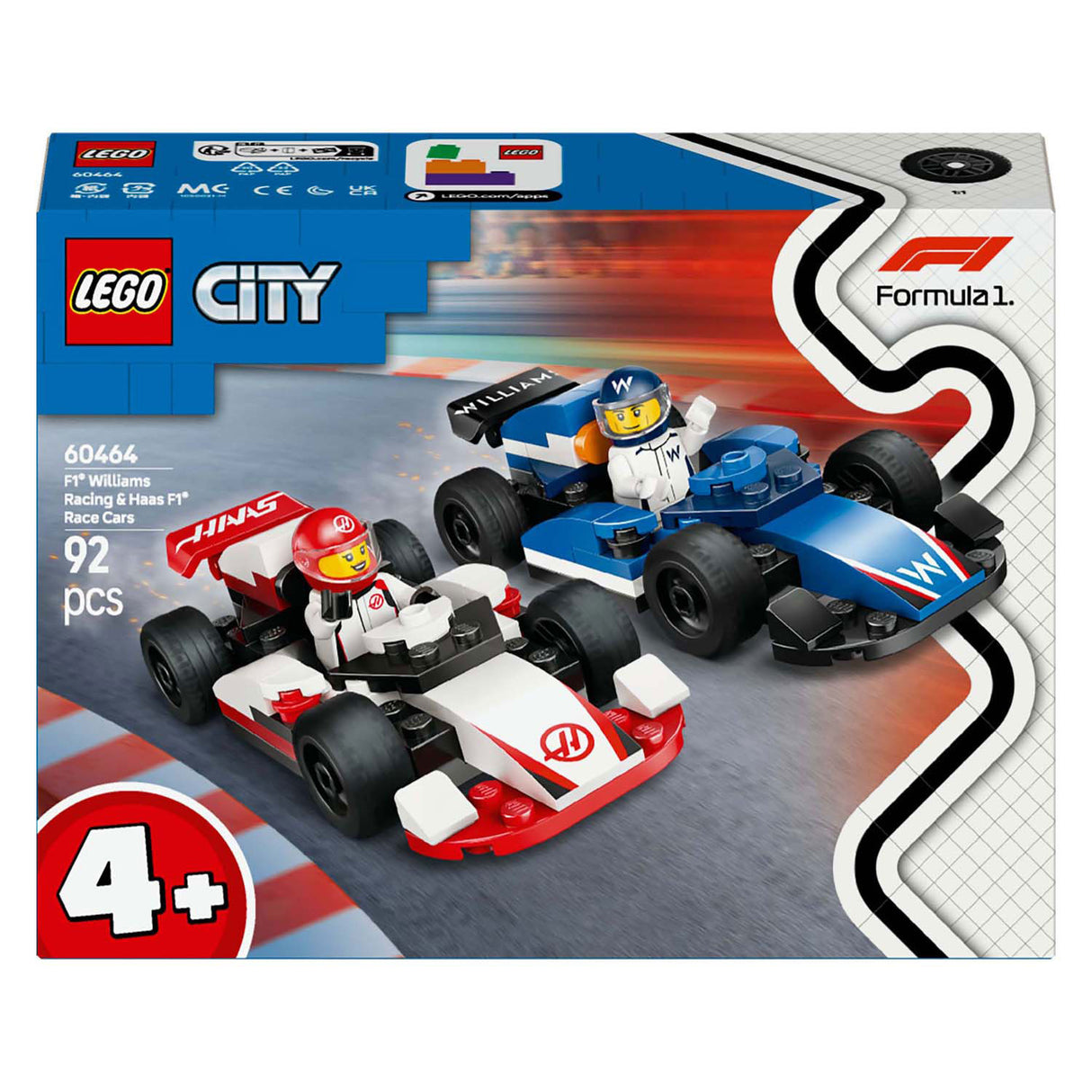 LEGO F1 Haas and Williams Racing -60464