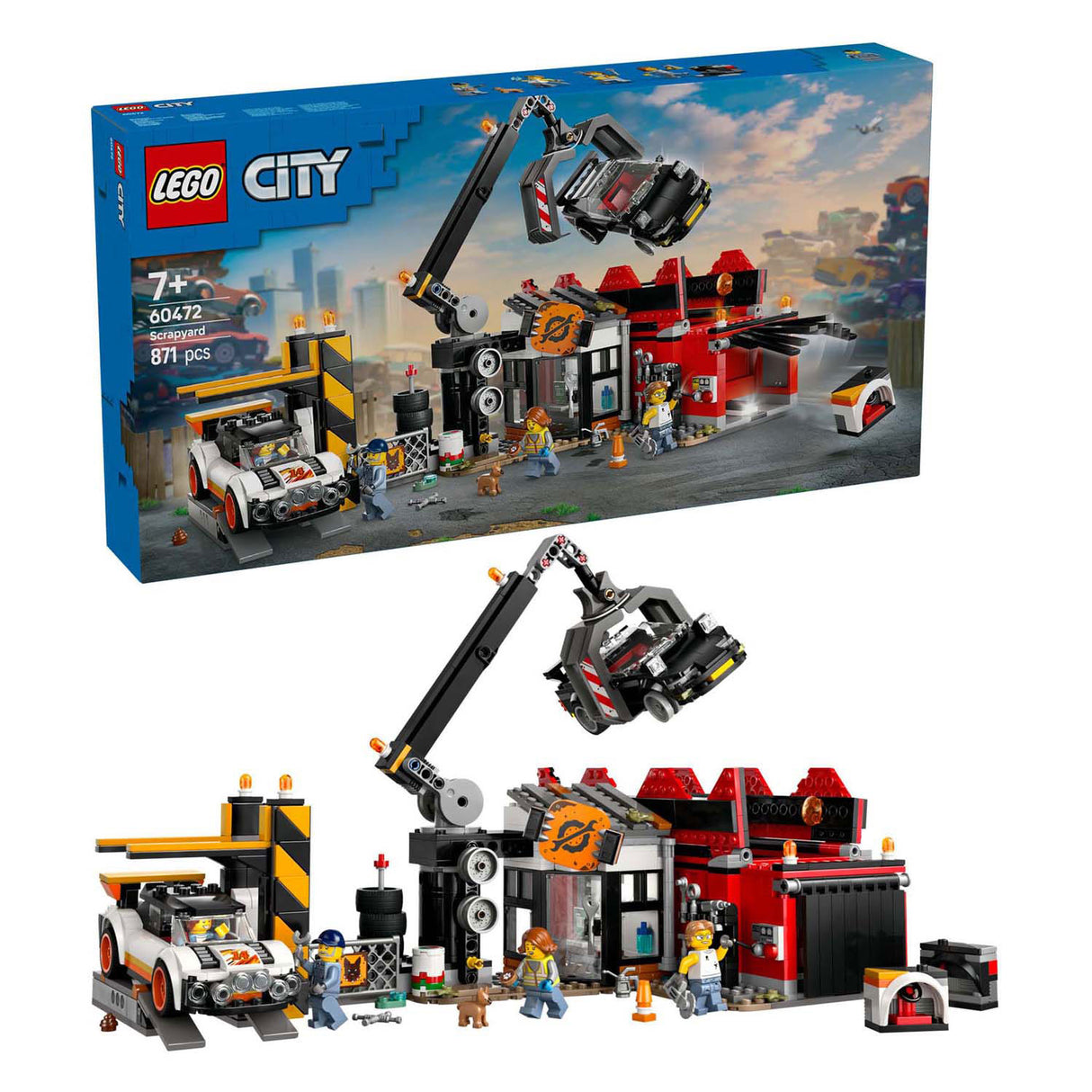 LEGO CITY 60472 Schrro Heap con autos