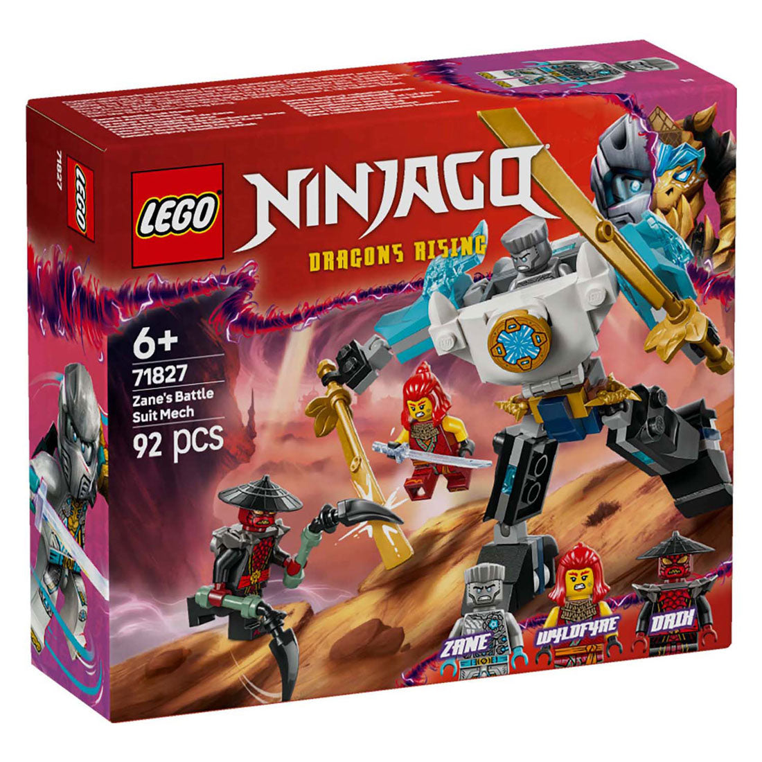 LEGO NINJAGO 71827 Mecha de pelea de Zane