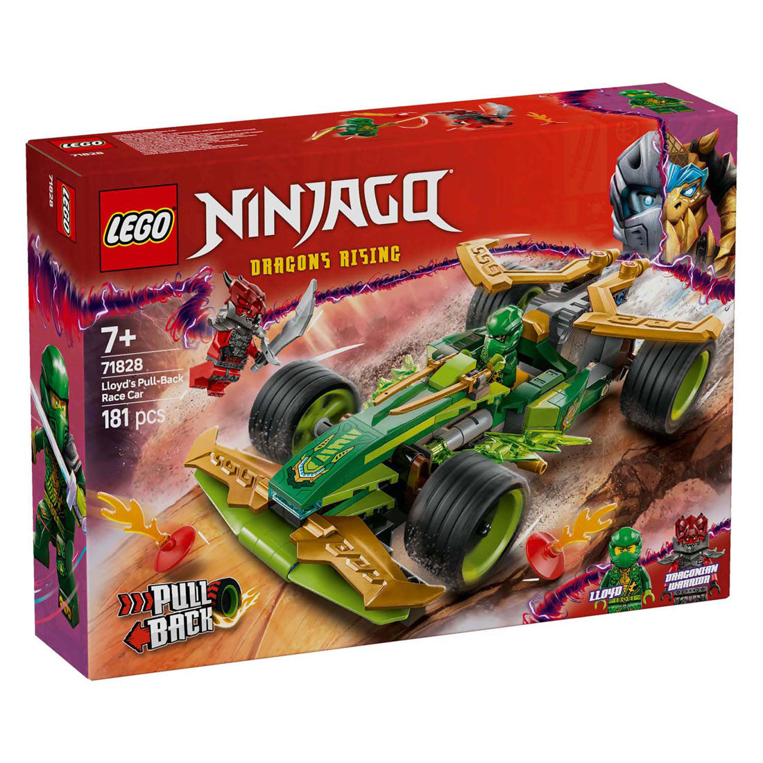 Lego Ninjago 71828 Lloyds Pull-Back Racing Auto