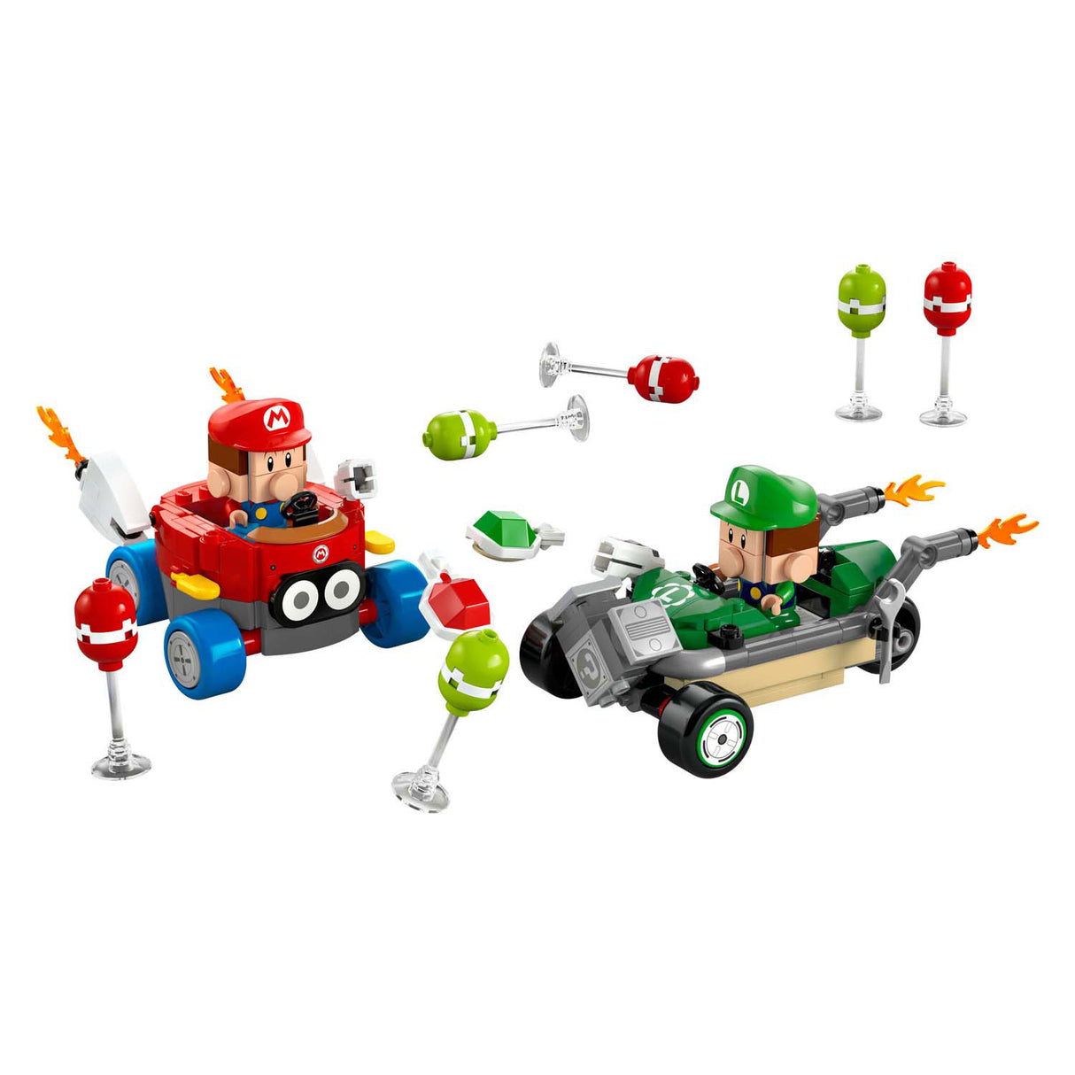 Lego super mario 72034 mario kart baby mario vs. baby luigi