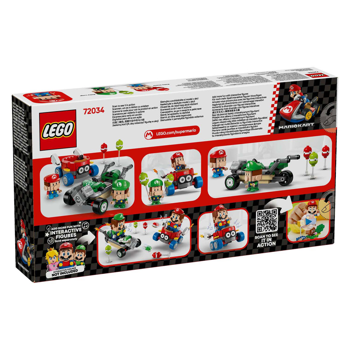 LEGO Super Mario 72034 Mario Kart Baby Mario vs. Bebé luigi