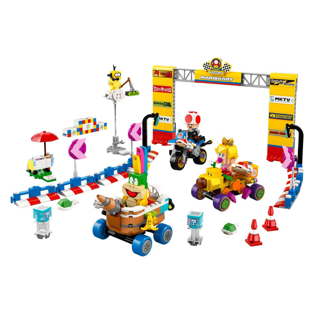 LEGO Super Mario 72036 Mario Kart Baby Pfirsich und Grand Prix Set