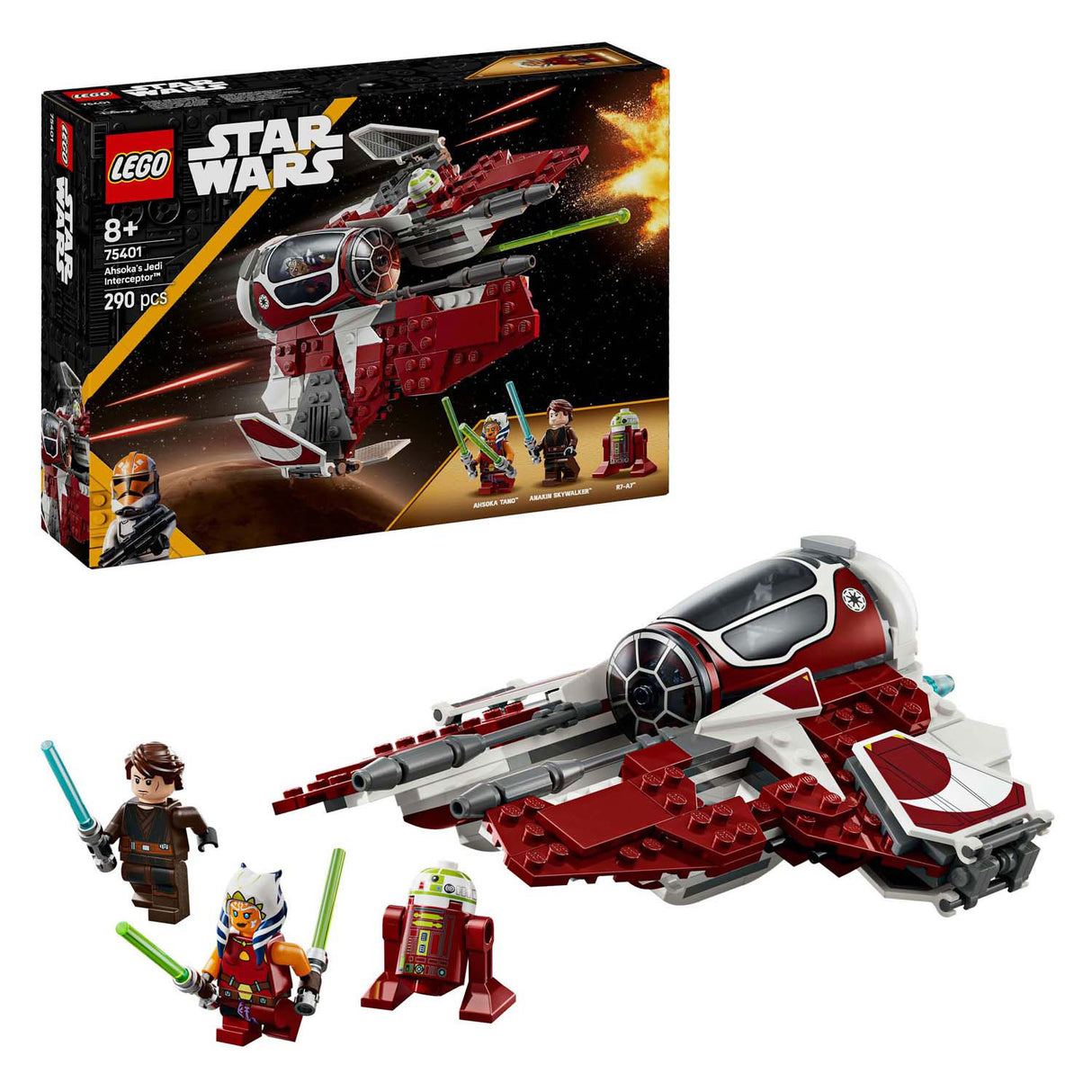 Lego Star Wars 75401 Interceptor Jedi de Ahsoka