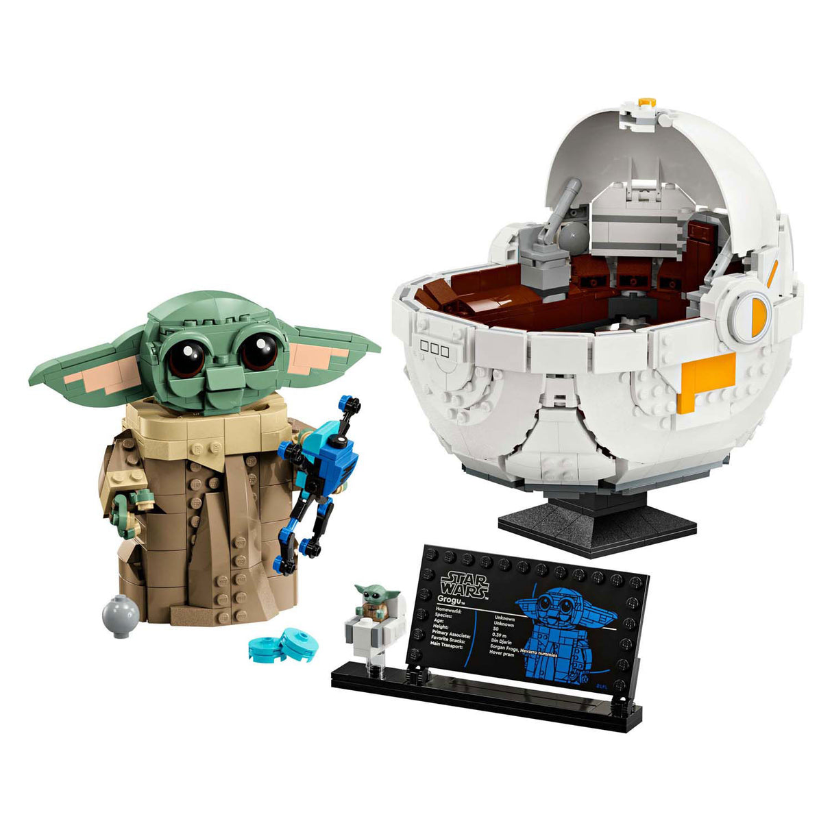 Lego Star Wars 75403 Grogu z Whirligigerjem