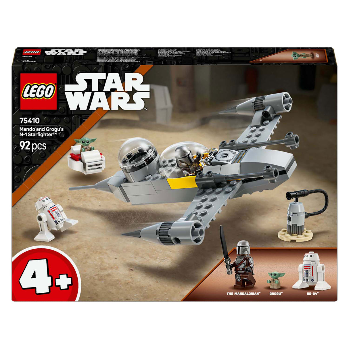 Lego Star Wars 75410 Mando et Grogu's N-1 Starfighter