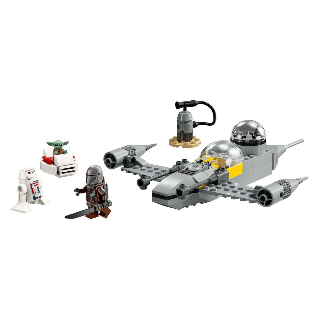 Lego star wars 75410 mando en grogu's n-1 starfighter