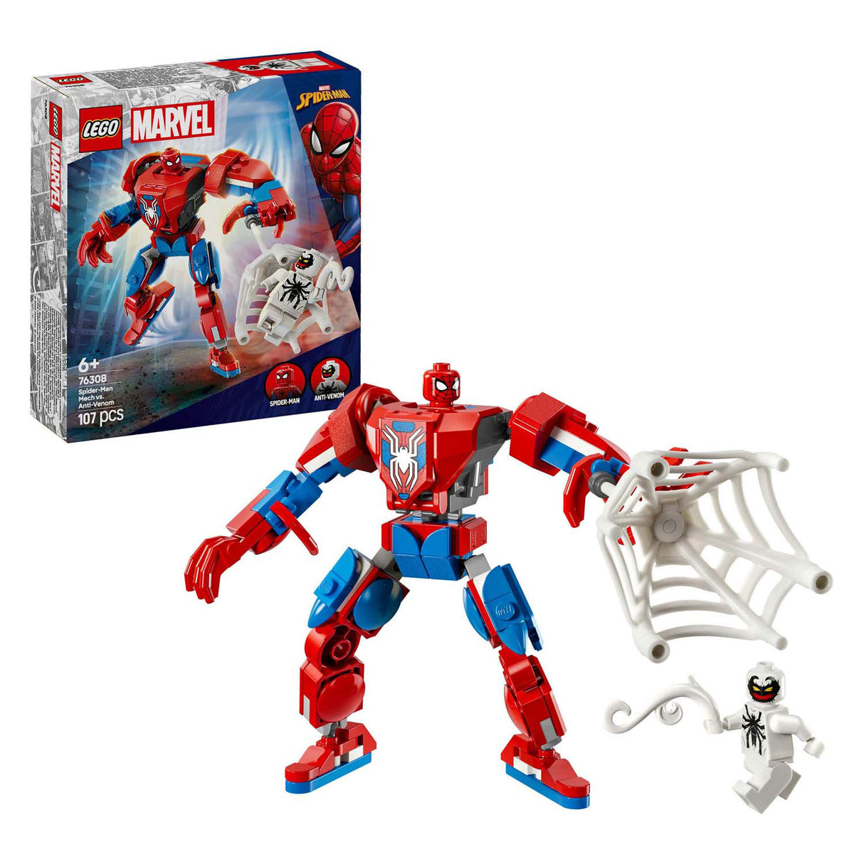 Lego Super Heroes 76308 Spider-Man Mecha Vs. Anti-Gom