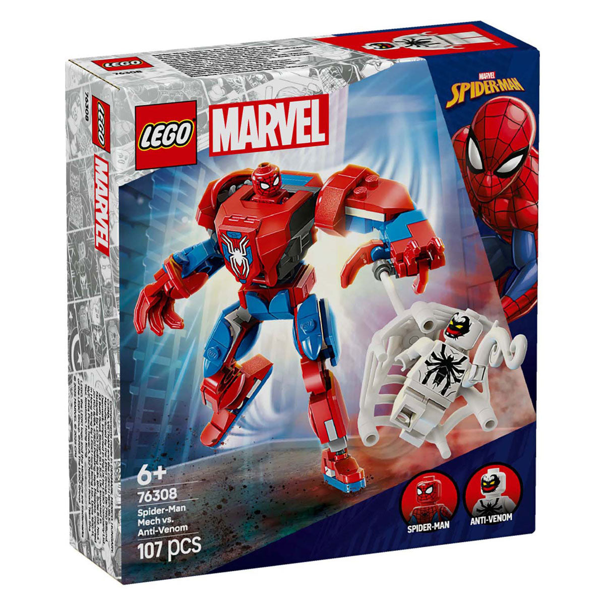 Lego Super Helden 76308 Spider-Man Mechan Mes. Anti-Vom